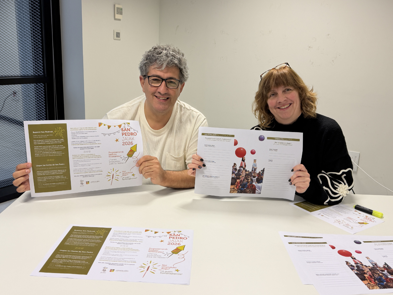 Se abre el proceso participativo para diseñar las fiestas de San Pedro 2026. Las propuestas ciudadanas servirán para completar el programa festivo y para elegir a la persona o colectivo que será homenajeado durante las fiestas.