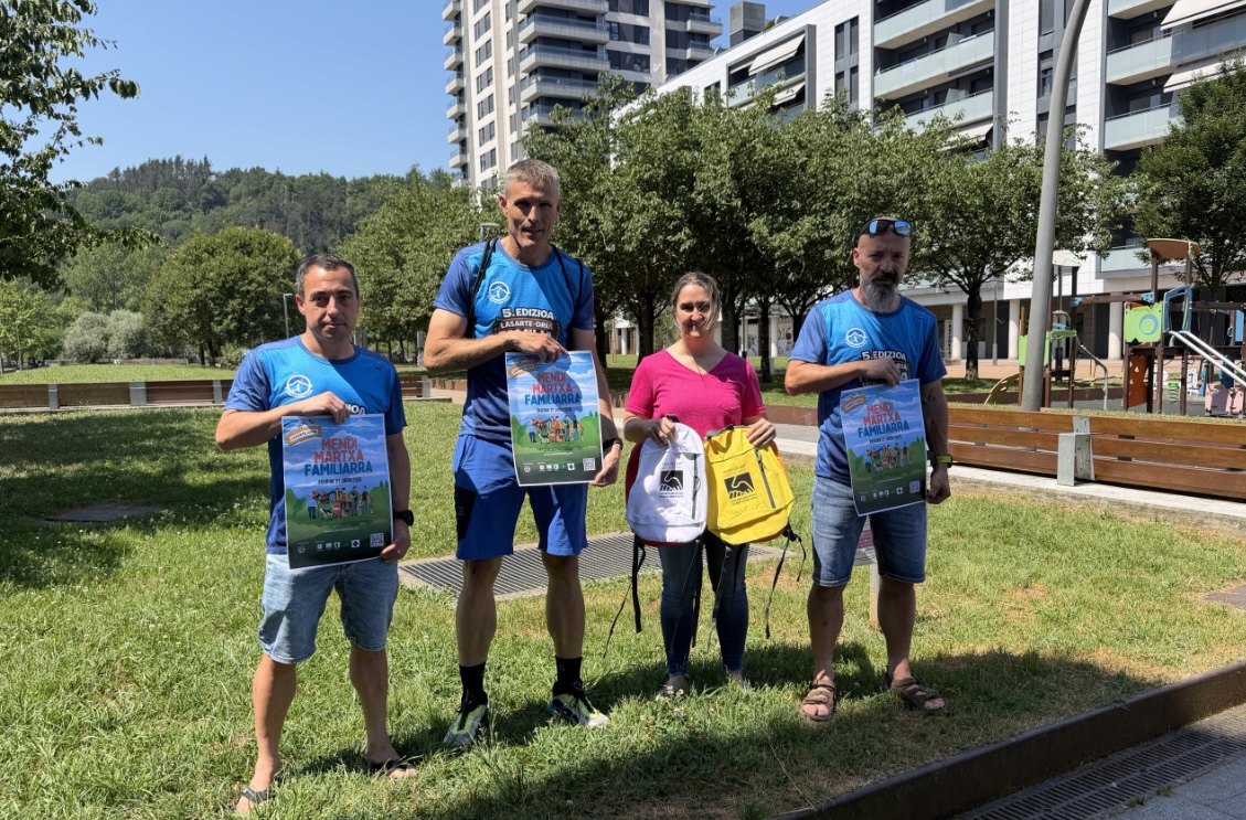La V Marcha Familiar de Lasarte-Oria invita a descubrir el Buruntza en compañía. La actividad cuenta con el patrocinio municipal a través de la marca Tratu On Bat.