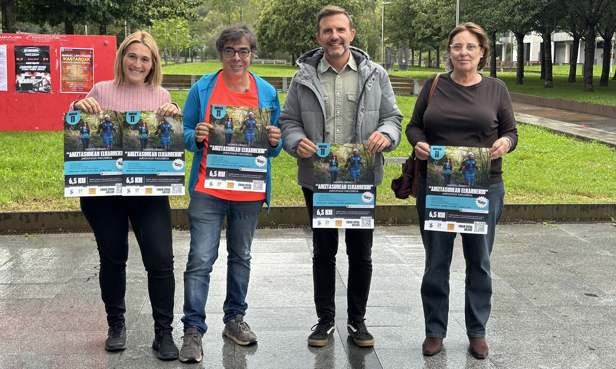 Lasarte-Oriak “Aniztasunean elkarrekin” I. Martxa Inklusiborako deialdia egin du. 6 km-ko martxa herrikoia aniztasunean elkarbizitza sustatzeko.
