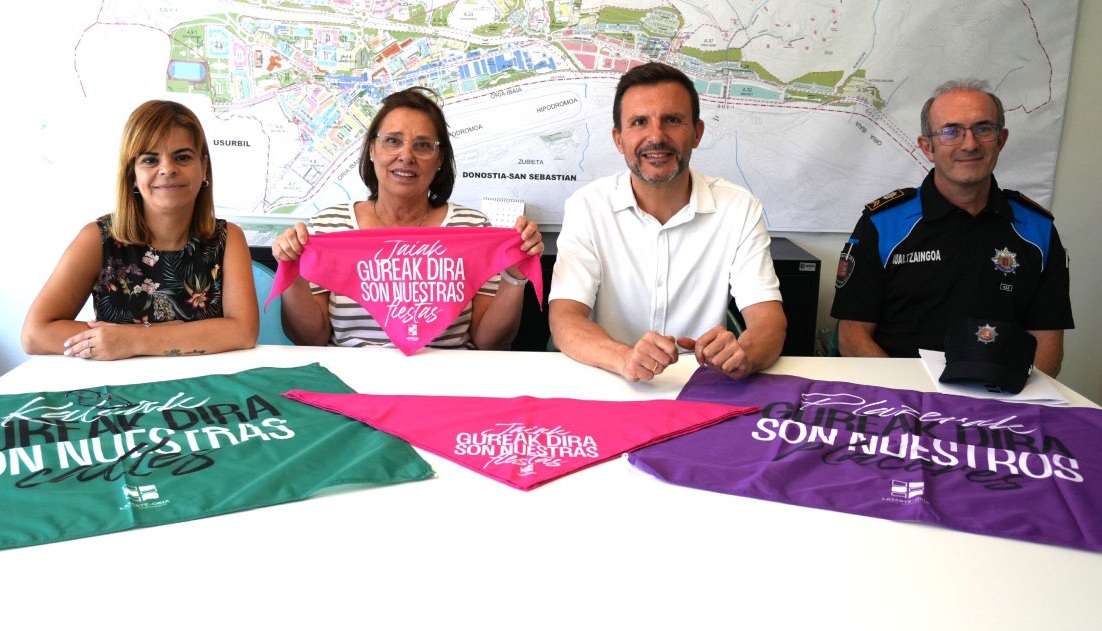 Lasarte-Oria se vuelca en la seguridad, la inclusión y la convivencia para garantizar unas fiestas de San Pedro ejemplares. El Ayuntamiento presenta el plan integral de servicios, seguridad y prevención de agresiones sexistas para los Sanpedros 2025.