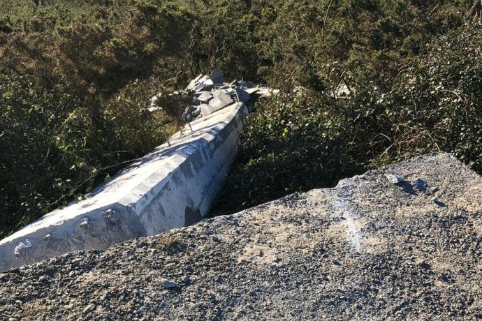 PSE-EE. EAJ-PNV y ELOP rechazan la destrucción de la cruz del monte Buruntza