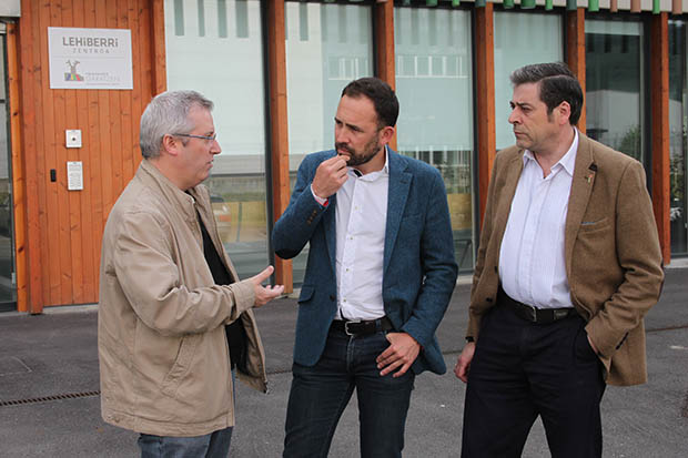 Jose Ignacio Asensio, Denis Itxaso y Oscar Renedo