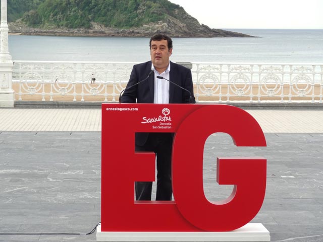 Ernesto Gasco en La Concha