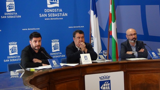 Harkaitz Millan (Basquetour), Ernesto Gasco y Manu Narvaez