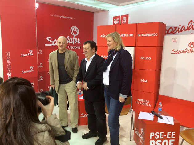 Od&oacute;n Elorza, Ernesto Gasco y Susana Corcuera