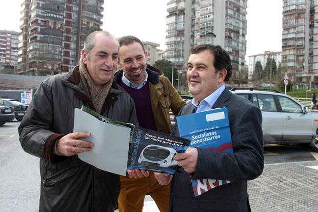 Iñaki Arriola, Denis Itxaso y Ernesto Gasco