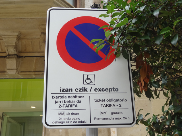 Se&ntilde;al de aparcamiento OTA discapacitados
