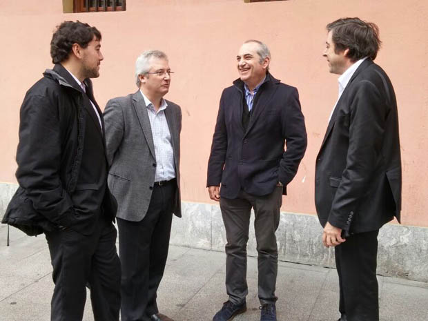 Cristian Fernandez, Jose Ignacio Asensesio, Iñaki Arriola y Oscar Renedo, 