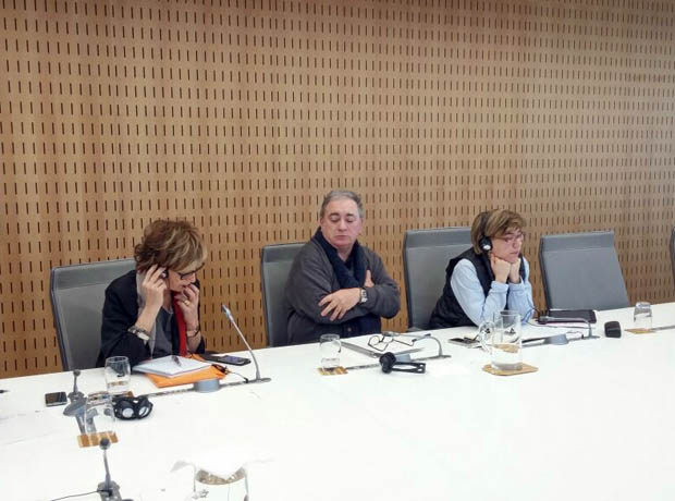 Maite Cruzado, Mikel Antxon Arrizabalaga y Lore Suarez